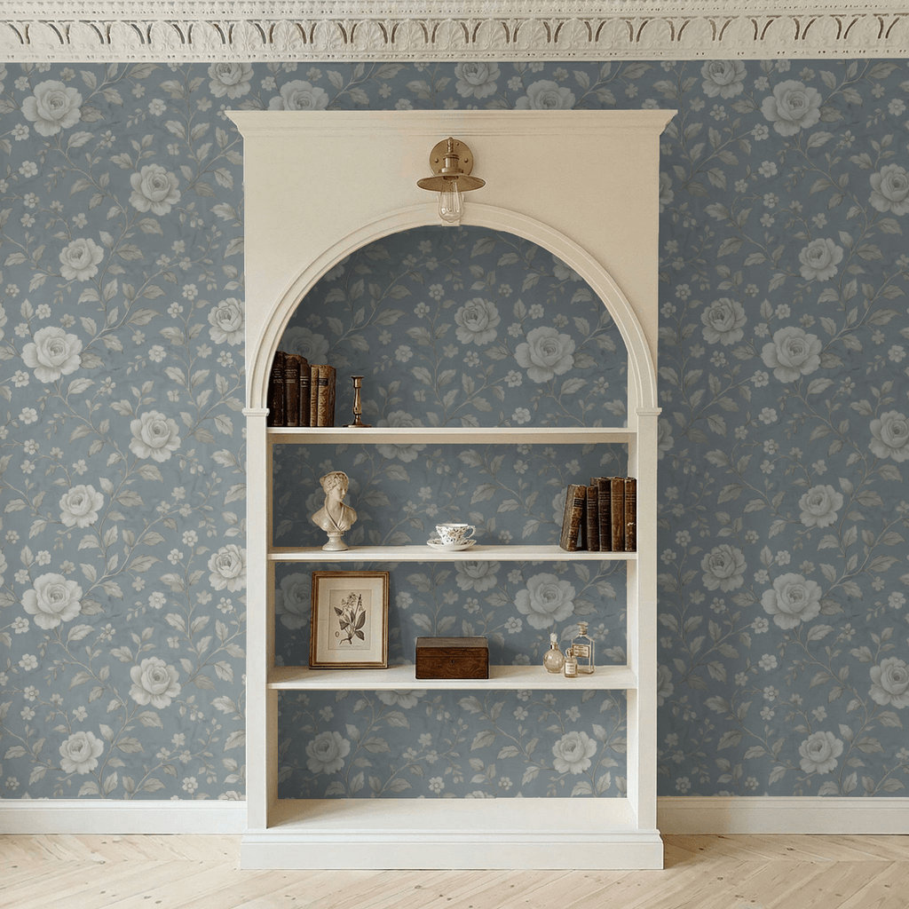 Cottage Rose Wallpaper