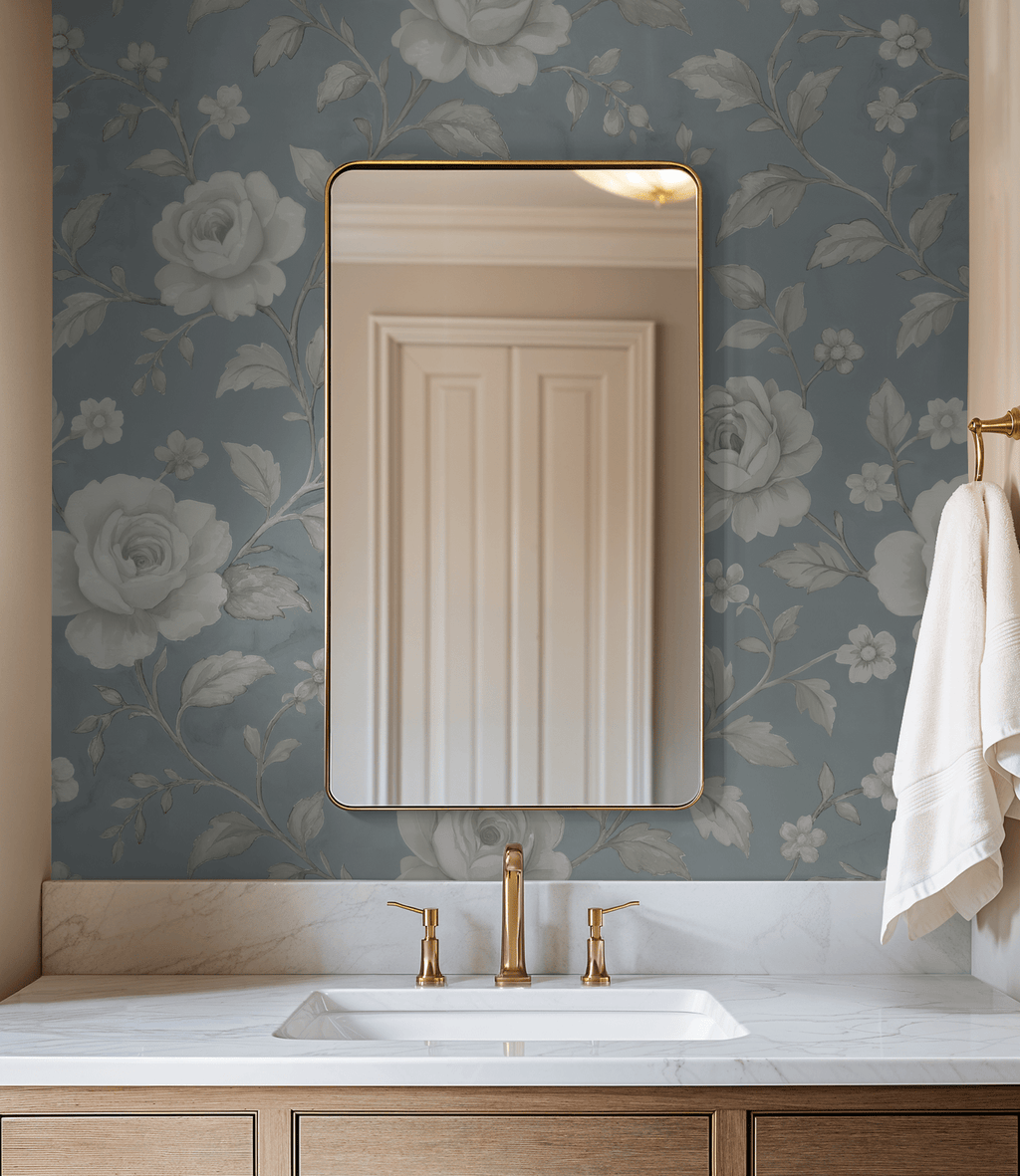 Cottage Rose Wallpaper