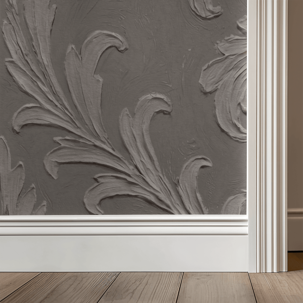 Daphne Brocade (Taupe) Wallpaper