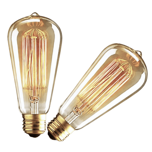2 Pack - Dimmable Incandescent Teardrop 60W