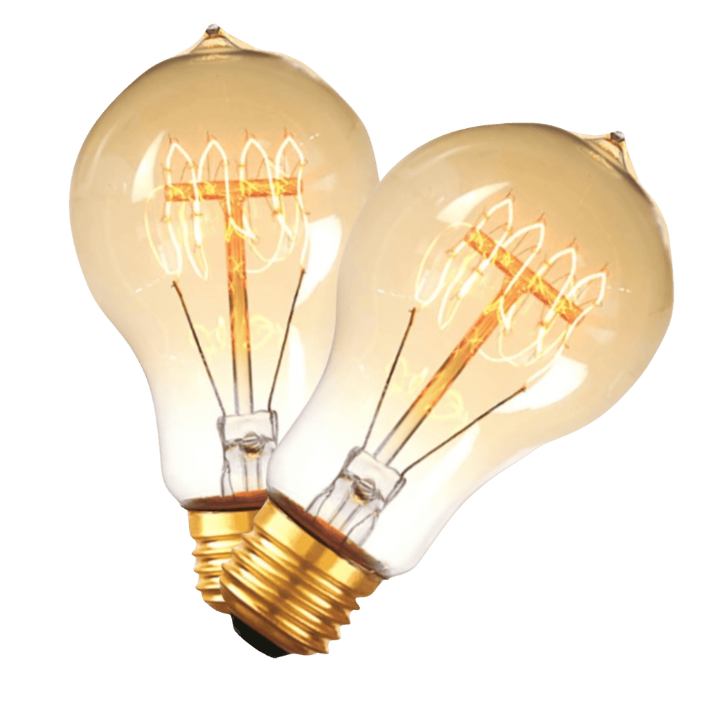 2 Pack - Dimmable Incandescent Spiral 60W