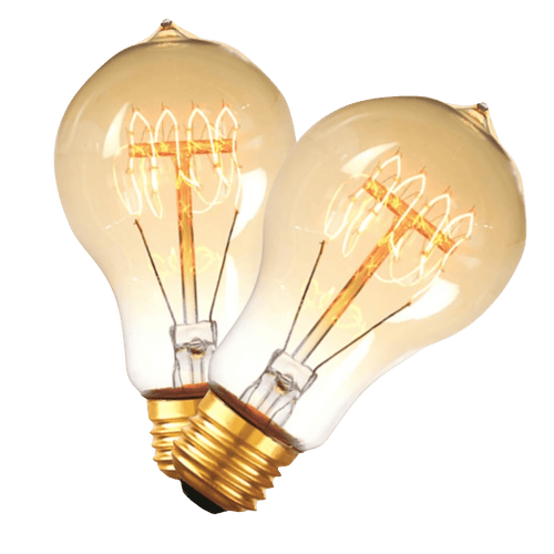 2 Pack - Dimmable Incandescent Spiral 60W