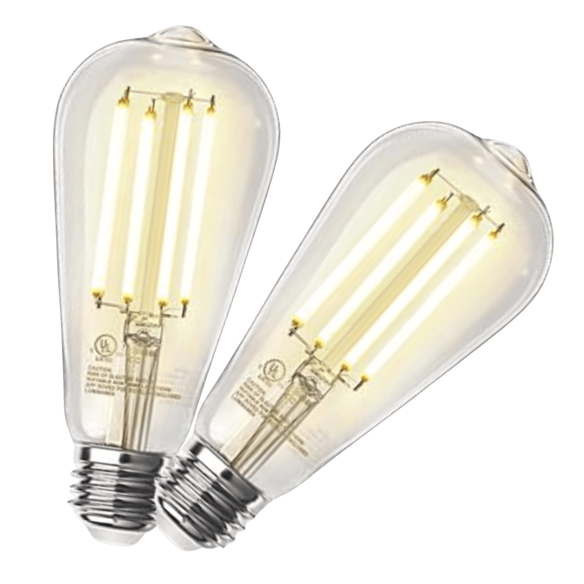 2 Pack - Dimmable Teardrop LED Vintage 60W Eq.