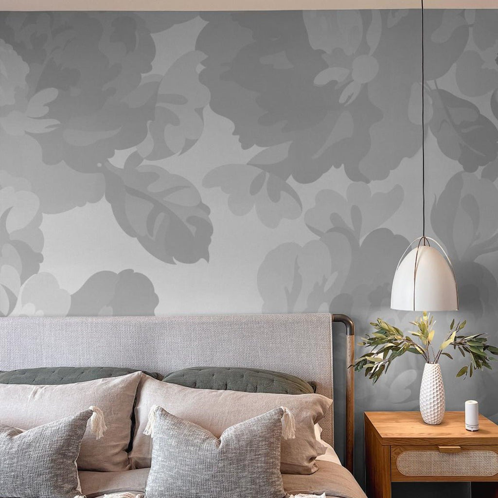 Terra Bloom (Gray) Wallpaper