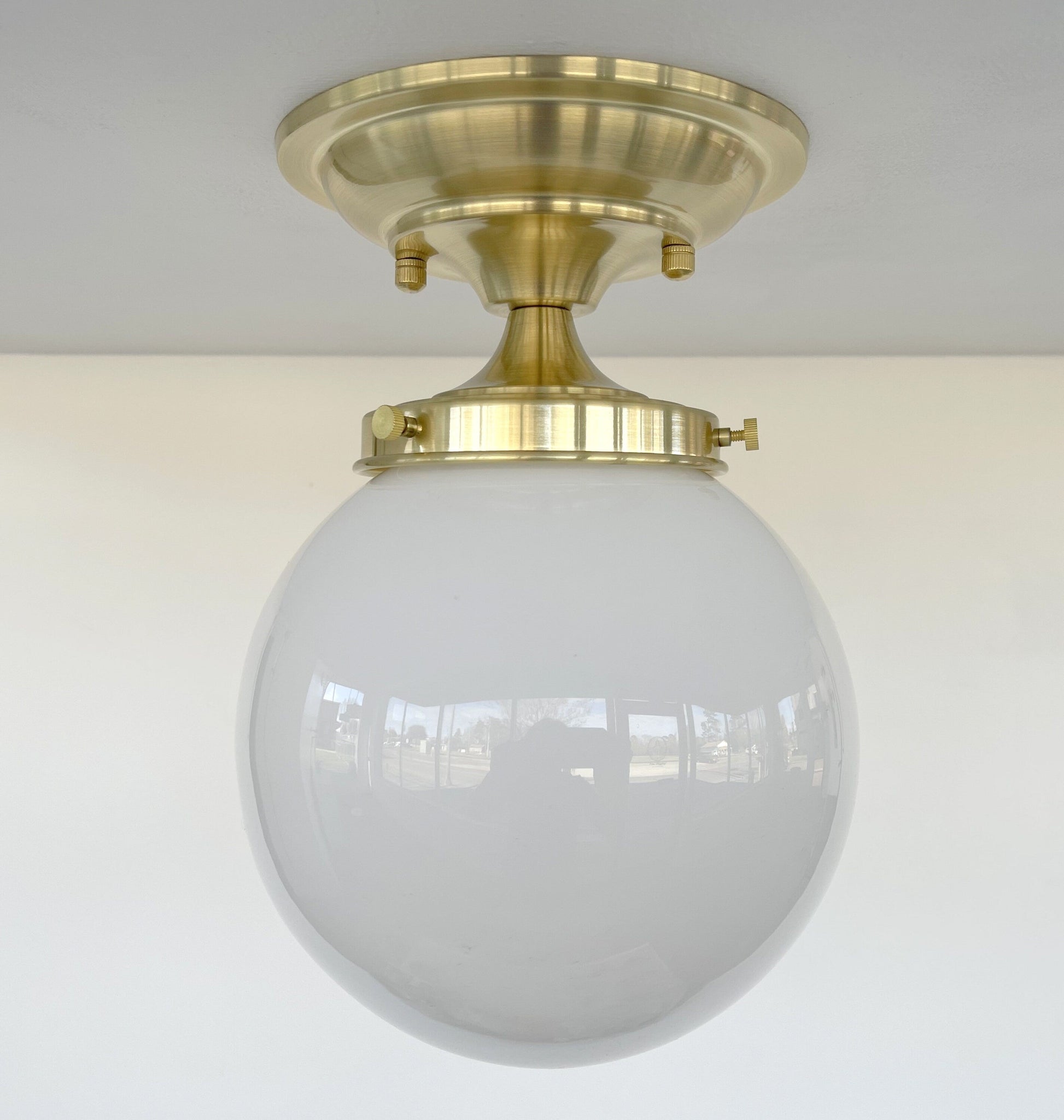 BRASS Modern Ceiling Light Schoolhouse Flush Mount