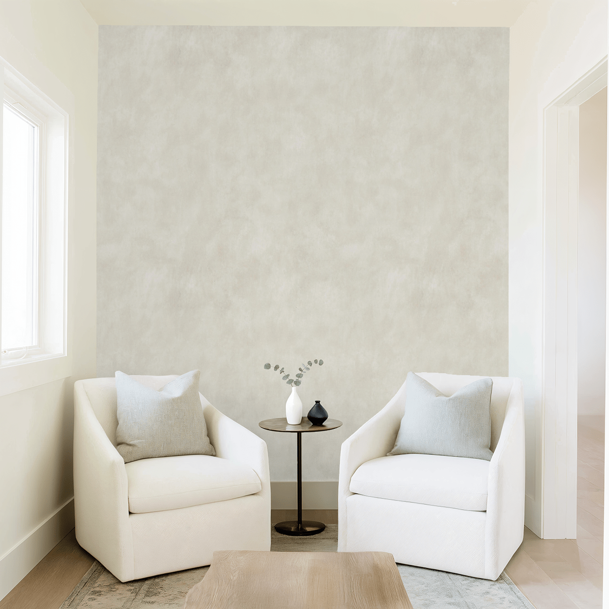 Limewash (Cream) Wallpaper
