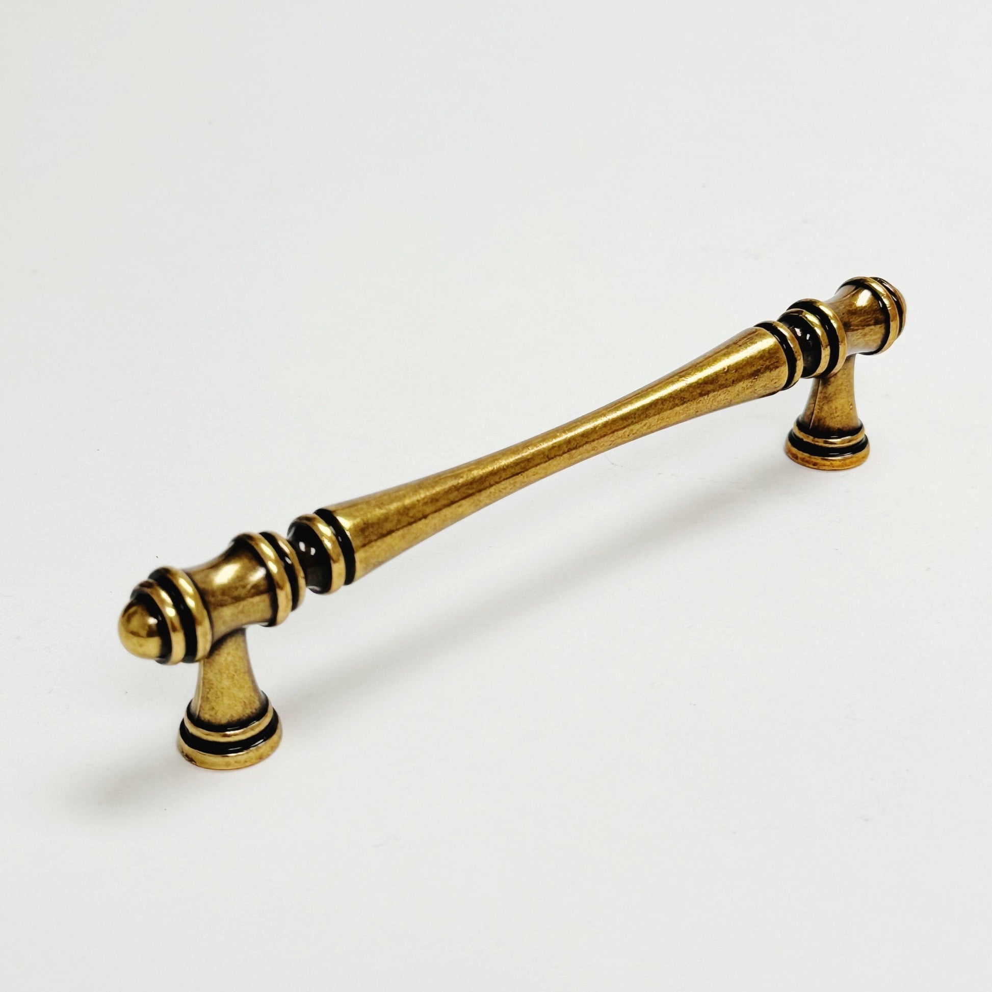 Traditional Antique Brass "Palermo" Drawer Knobs and Pulls