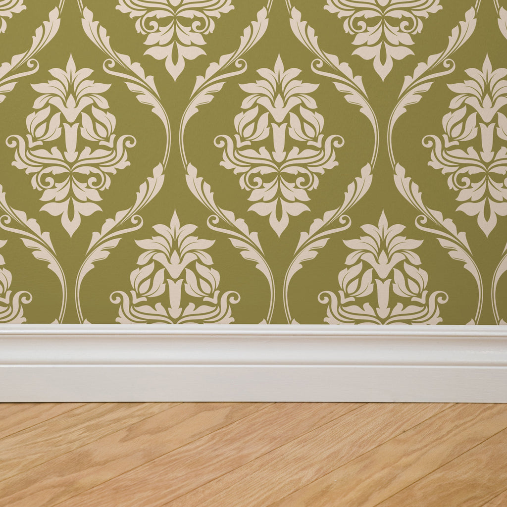Farmhouse Revival (Olive) Wallpaper