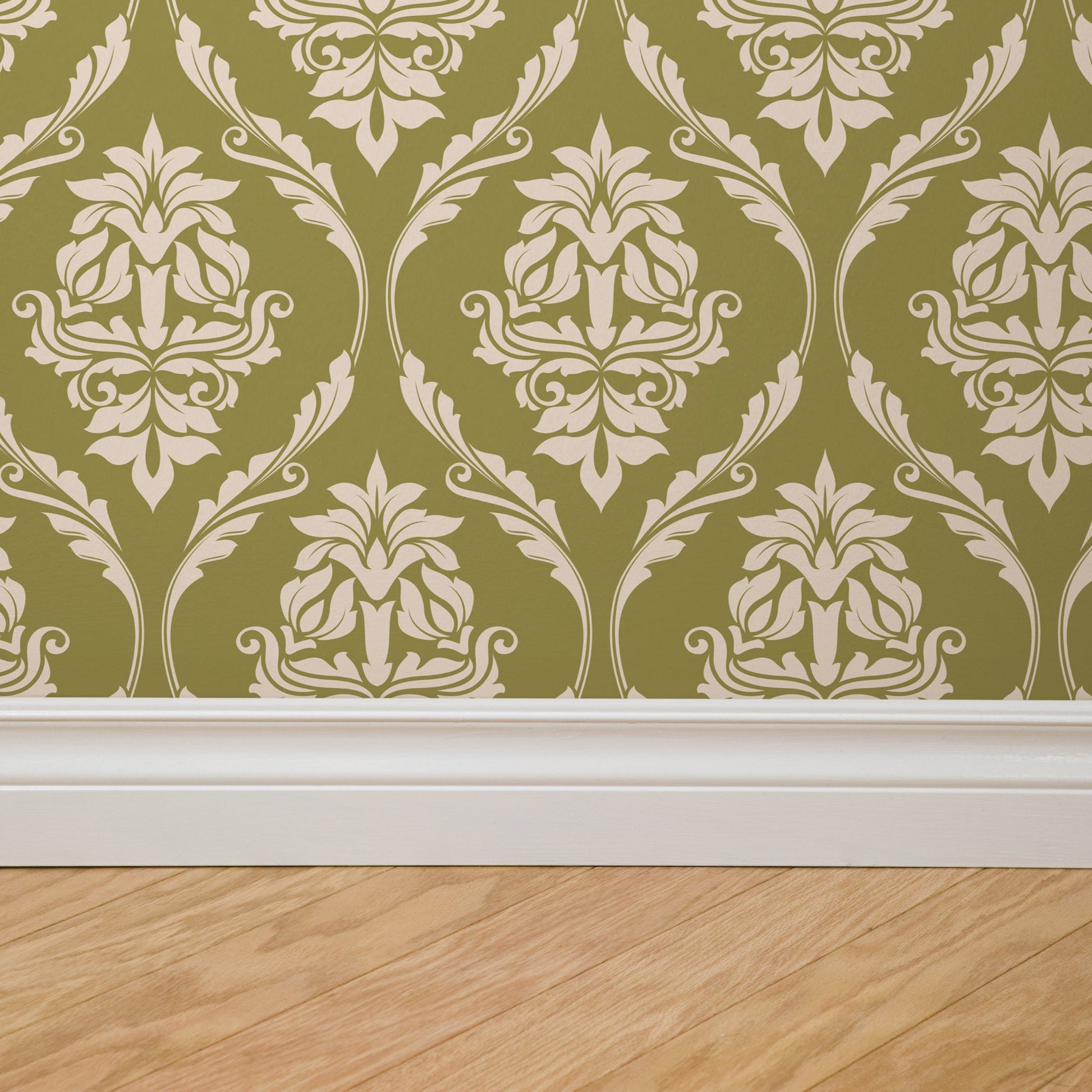 Farmhouse Revival (Olive) Wallpaper