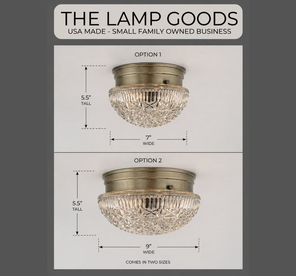 MID-CENTURY 1960's DIAMOND Ceiling Light