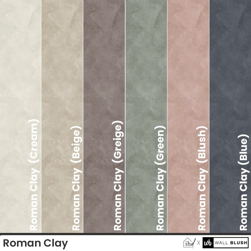 Roman Clay (Cream) Wallpaper
