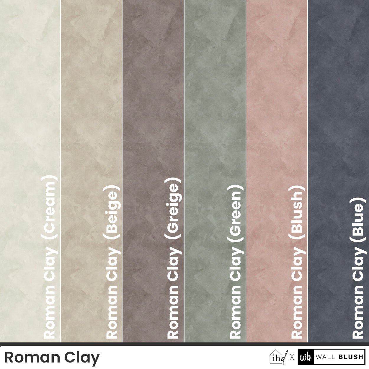 Roman Clay (Cream) Wallpaper