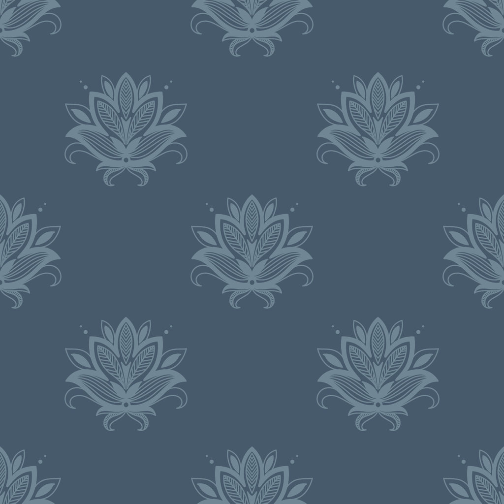 Prairie Hymn (Blue) Wallpaper