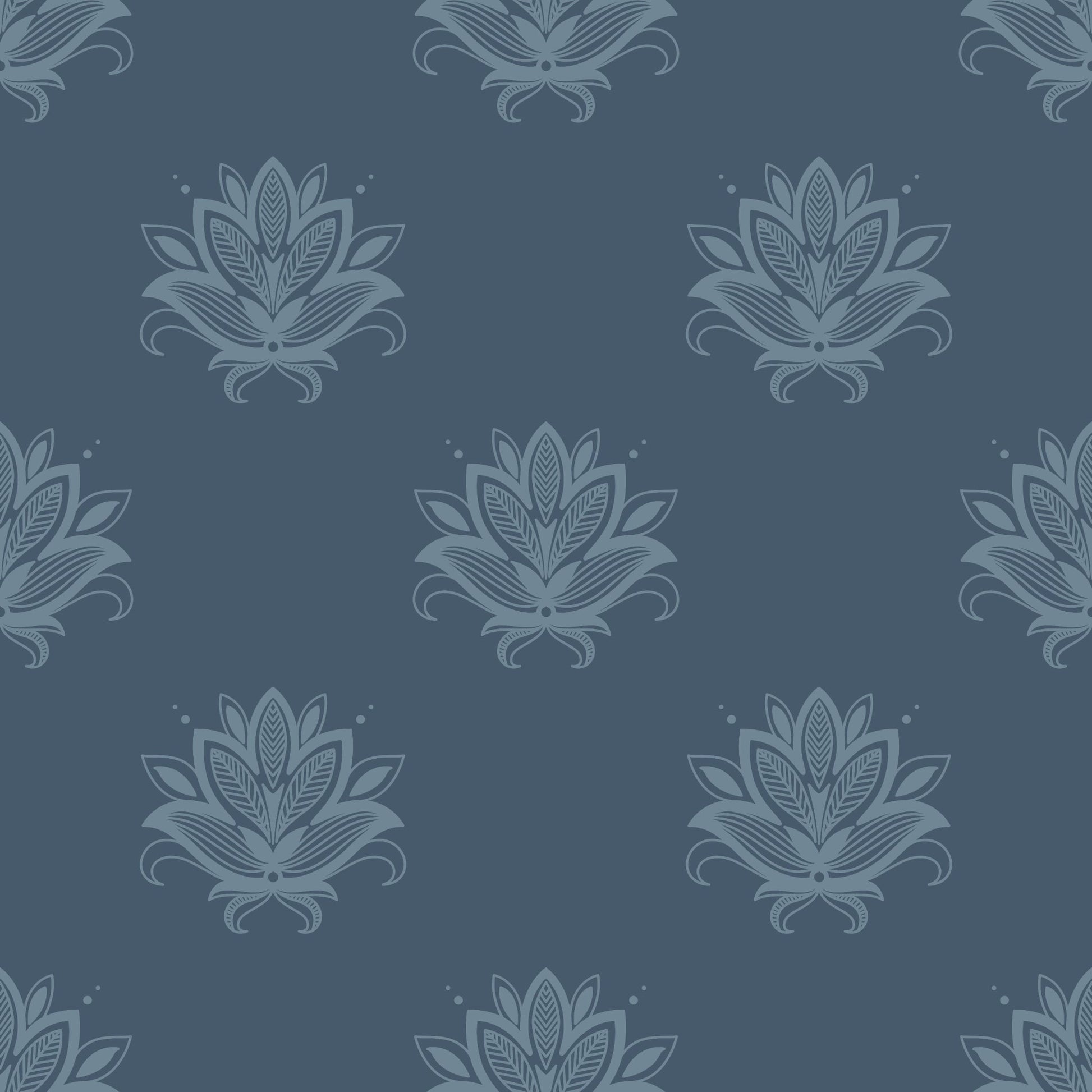 Prairie Hymn (Blue) Wallpaper