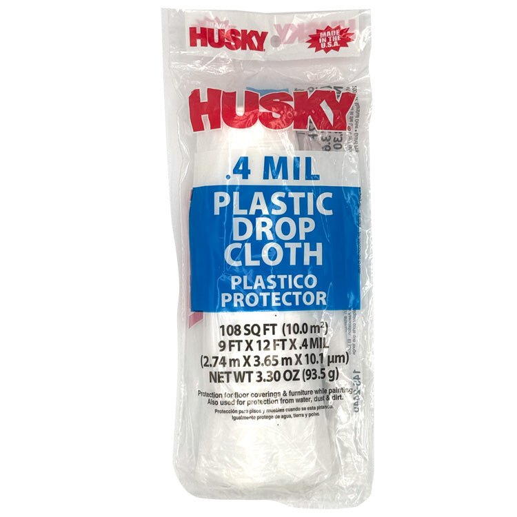 Husky Drop Cloth - 0.4 Mil - 9' x 12'