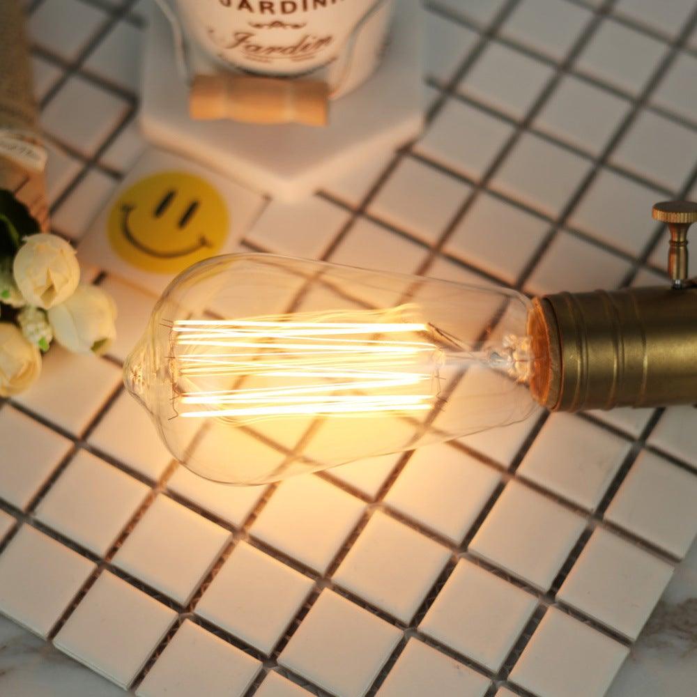 Retro Edison Light Bulb Filament Incandescent Ampoule Bulbs Antique Vintage Style Light Amber Warm Dimmable Vintage Edison Light Bulb For Table Lamp Restaurant Home Office