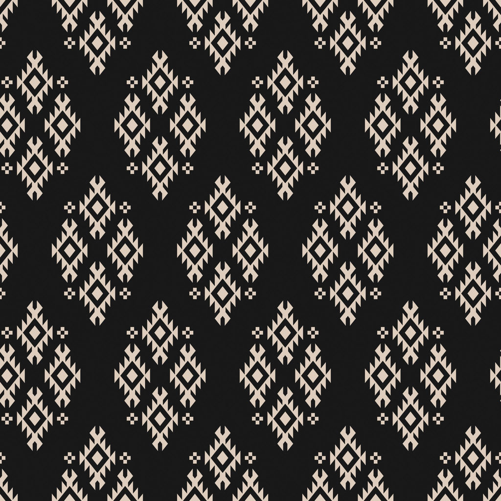 Temple Threads (Black) Wallpaper