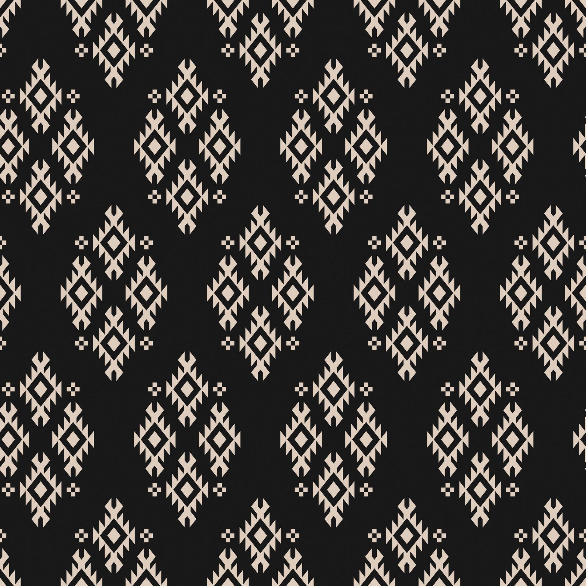 Temple Threads (Black) Wallpaper