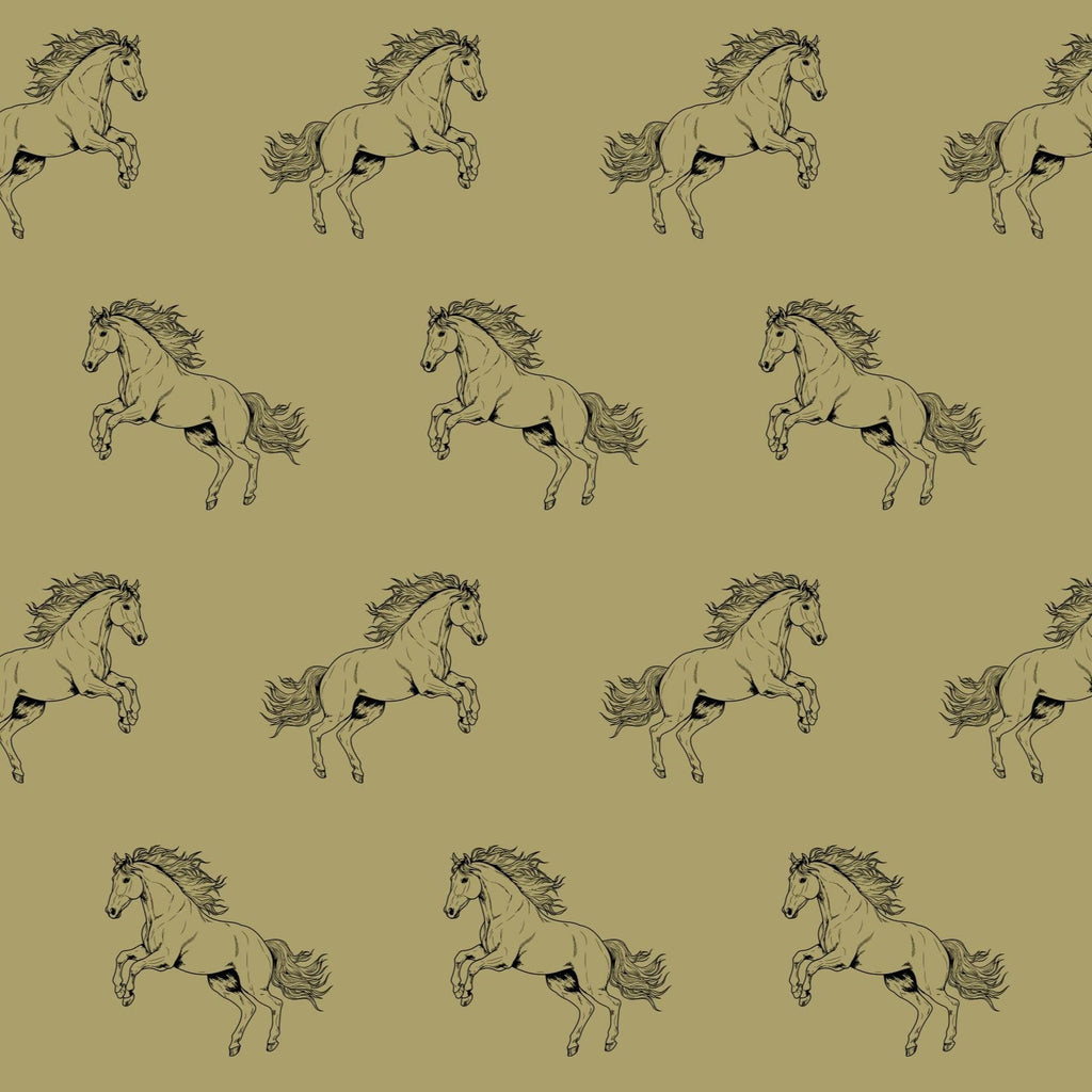 Bronco Blessing (Olive) Wallpaper