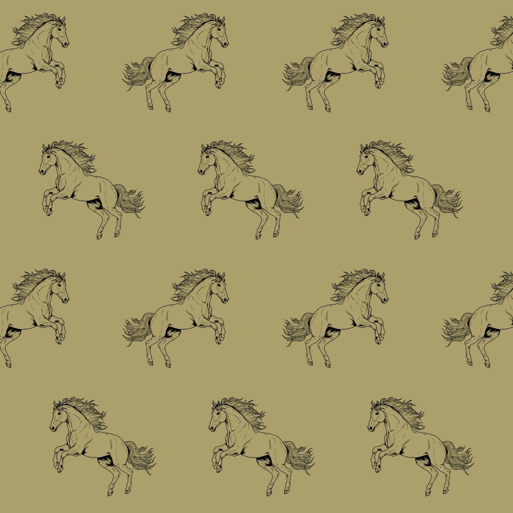 Bronco Blessing (Olive) Wallpaper