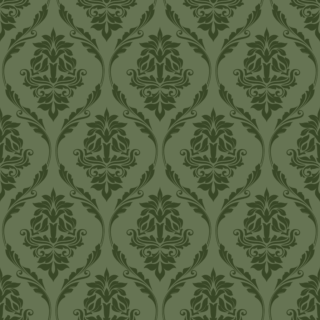 Farmhouse Revival (Green) Wallpaper