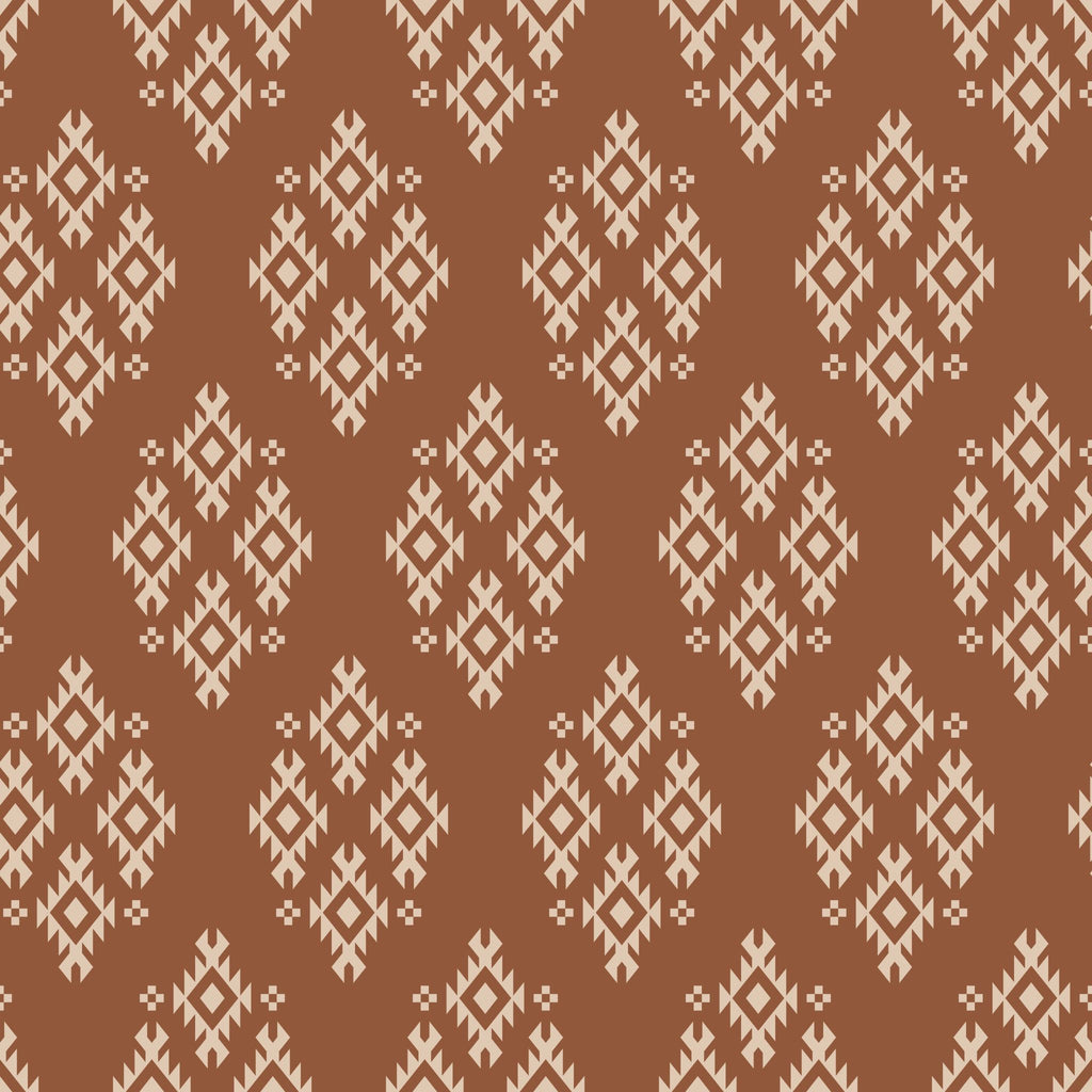 Temple Threads (Red) Wallpaper