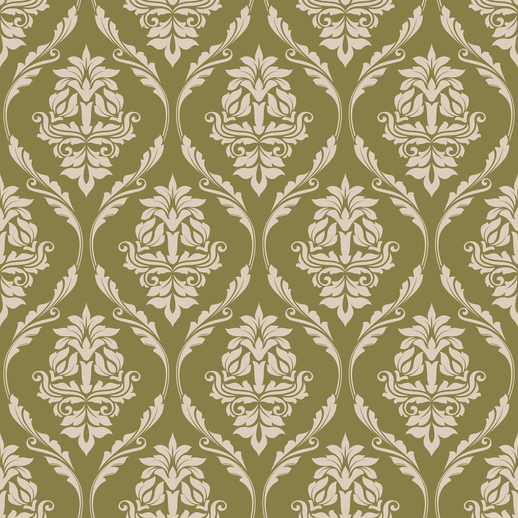 Farmhouse Revival (Olive) Wallpaper