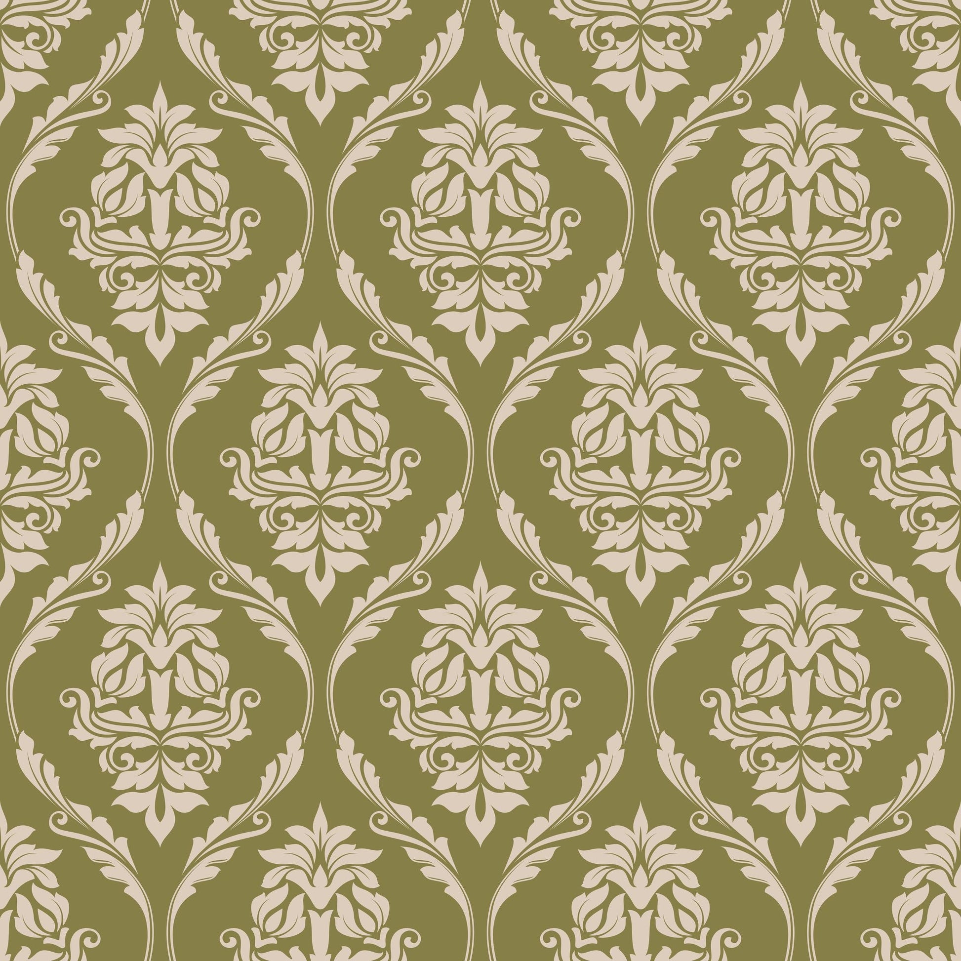 Farmhouse Revival (Olive) Wallpaper