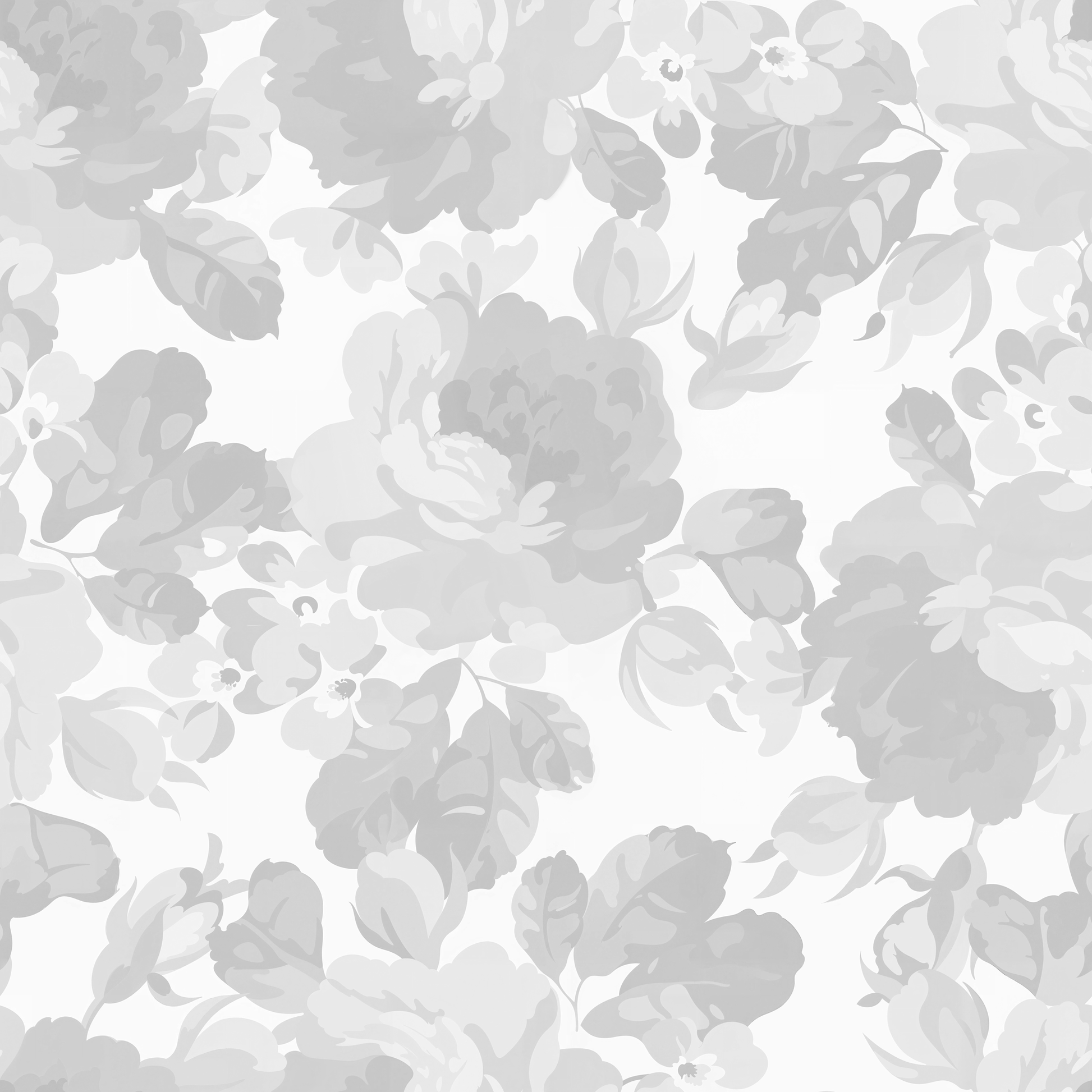 Terra Bloom (Gray) Wallpaper