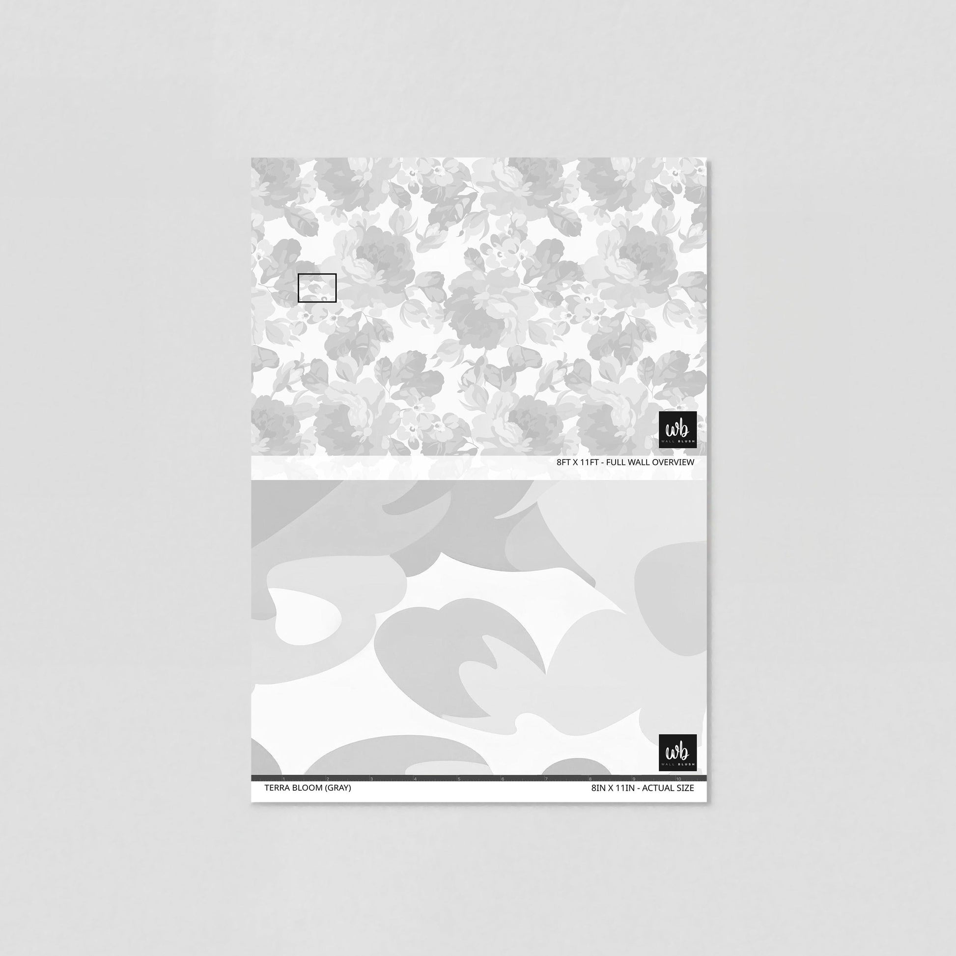 Terra Bloom (Gray) Wallpaper