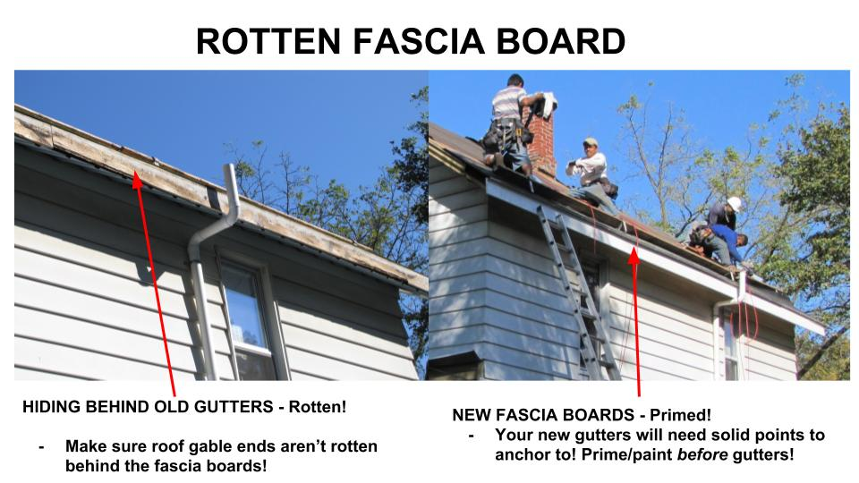 Roof Rotten Fascia Board