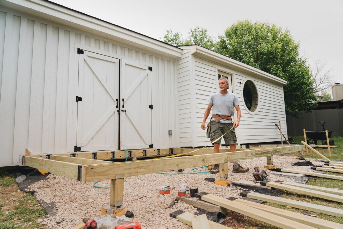 How to Build a Freestanding Deck