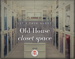 my old house fix blog on limited closet space and a 4 step solution